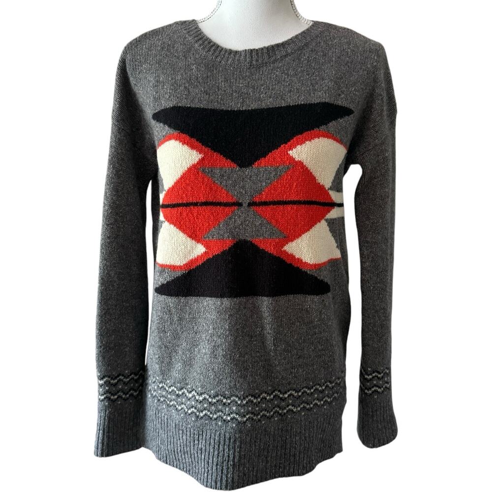Autumn Cashmere Cashmere Graphic Print Sweater Size XS